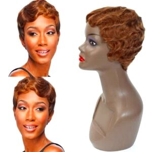 New Human Hair Short Wave Wig